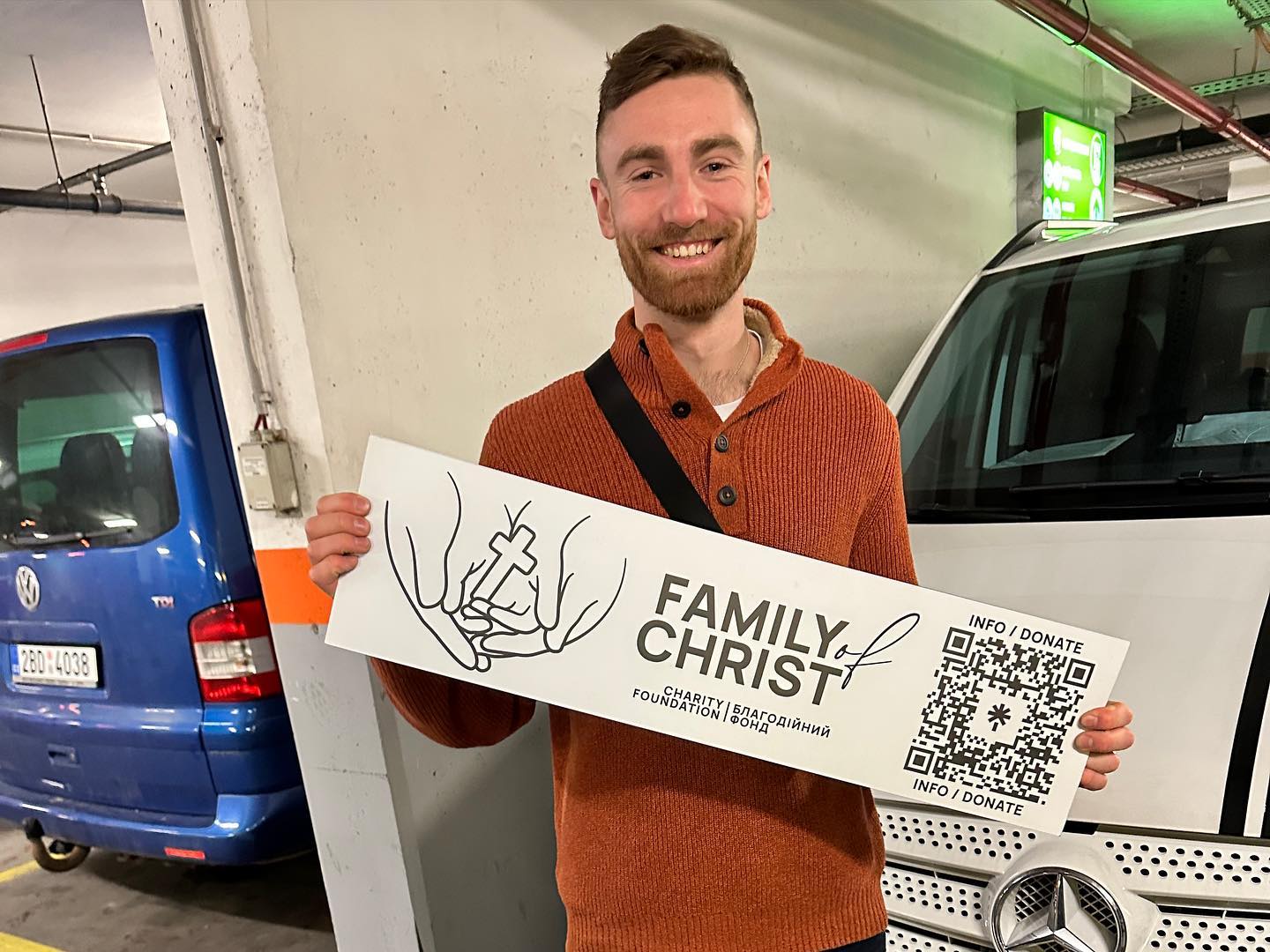 Family of Christ Large Car Magnet