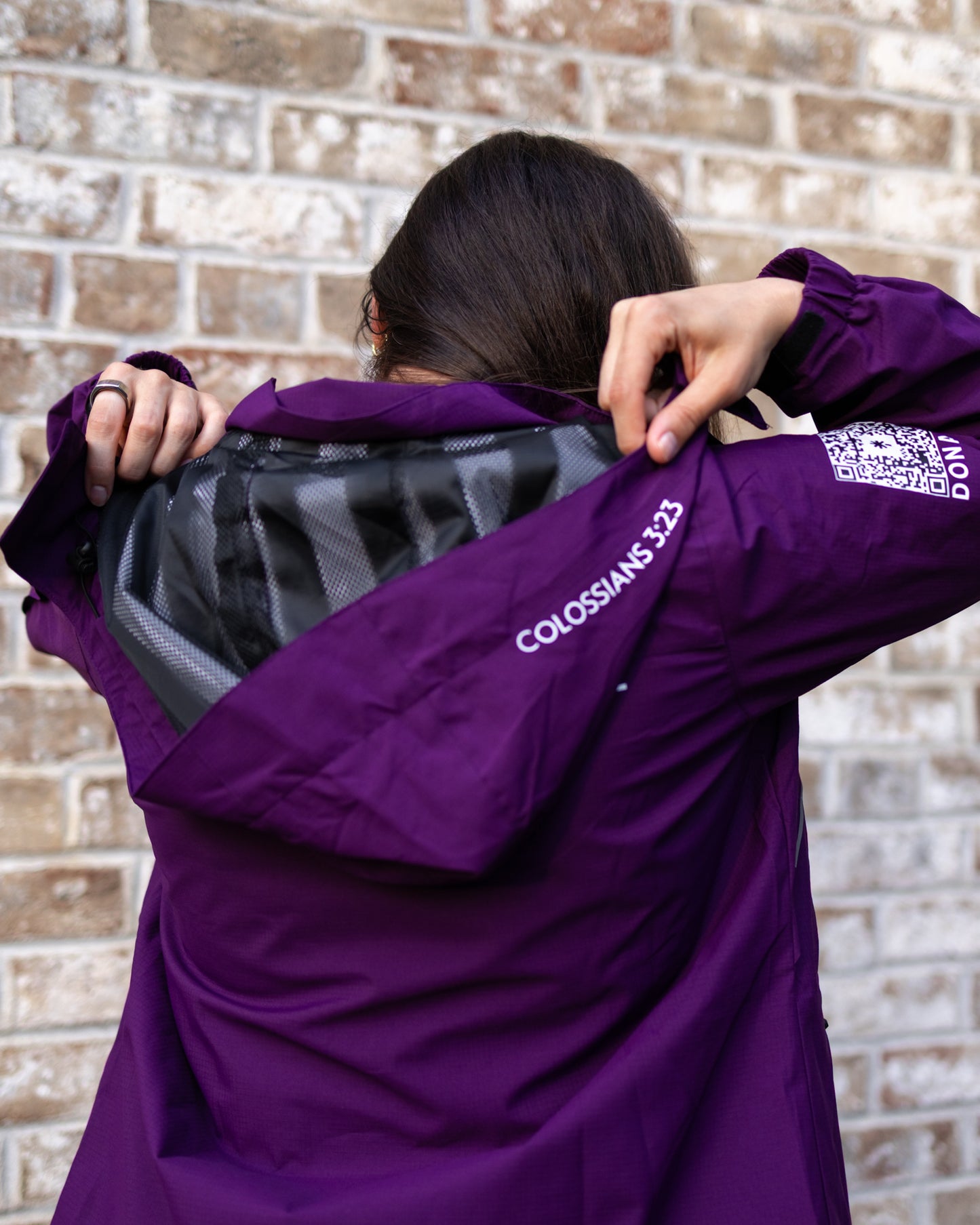 Family of Christ - Ladies Rain Jacket