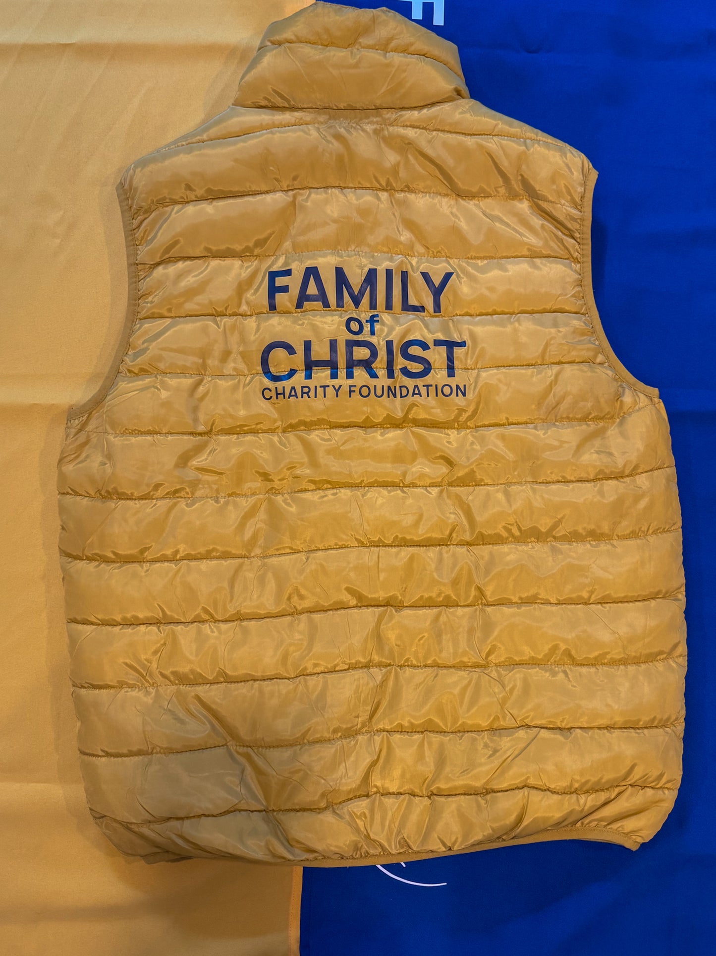 Family of Christ Puffy Vest with QR Code