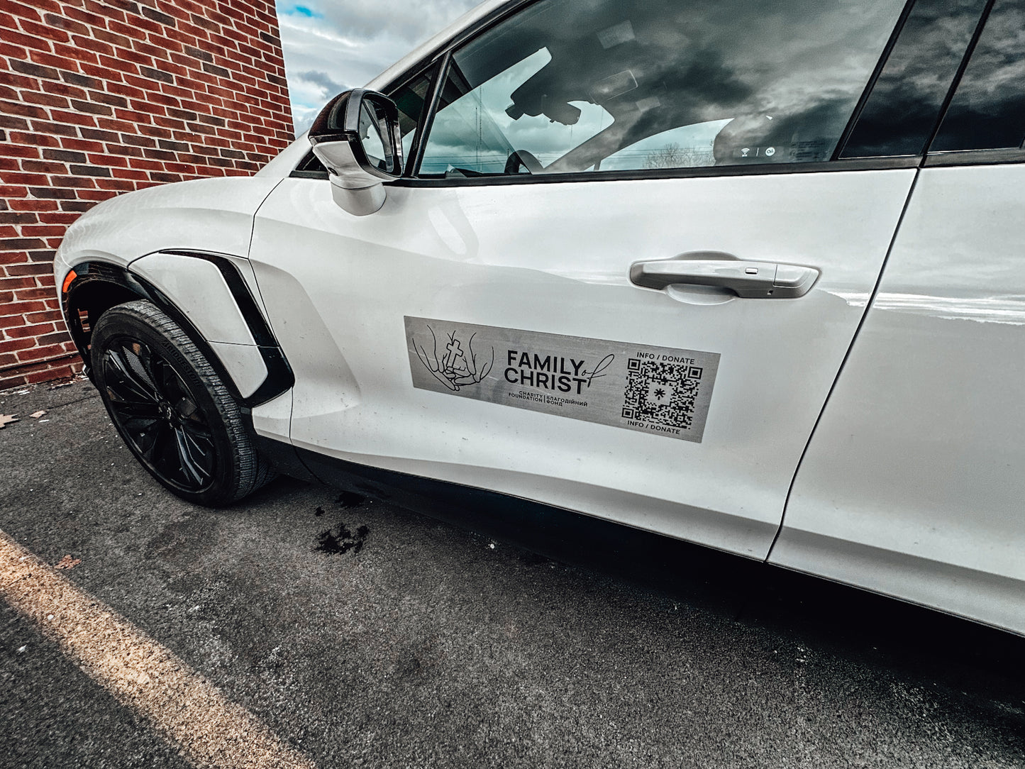 Family of Christ Large Car Magnet
