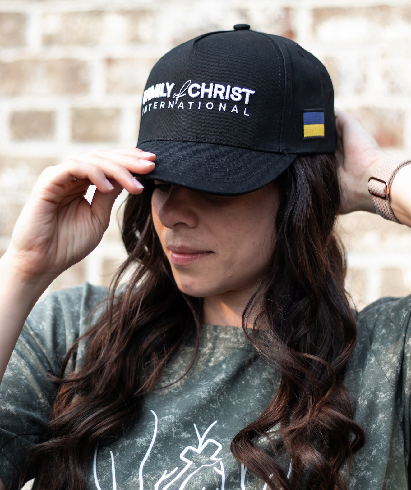 Family of Christ Baseball Cap with Flags