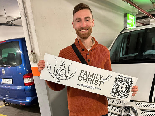 Family of Christ Large Car Magnet