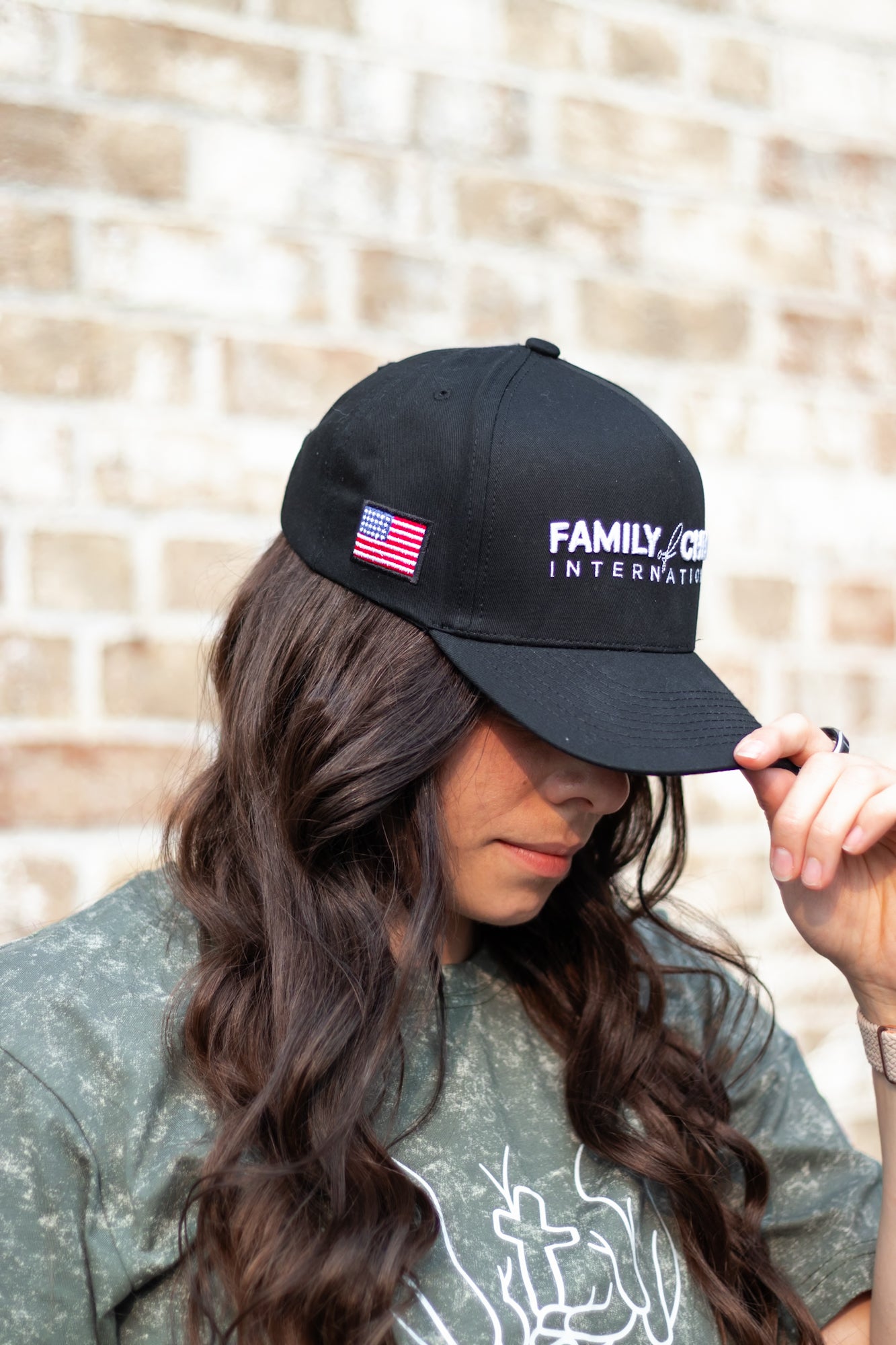 Family of Christ Baseball Cap with Flags